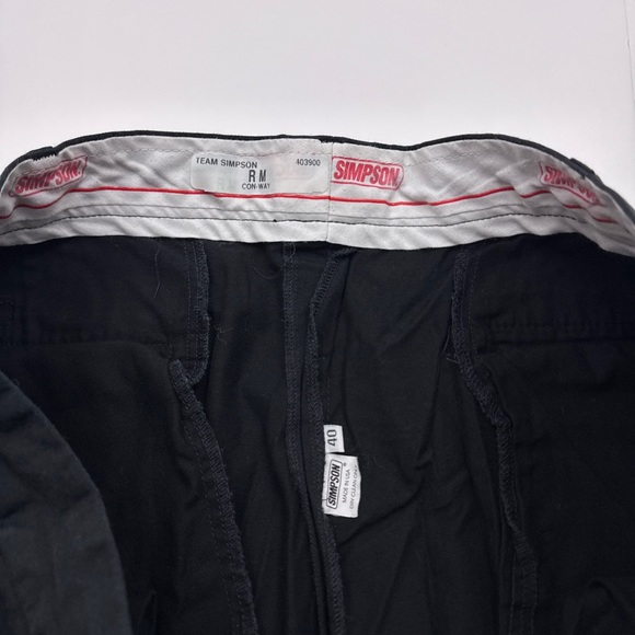 Simpson Con-way Freight Flames Nascar Racing Pit Crew Pants - Picture 6 of 10